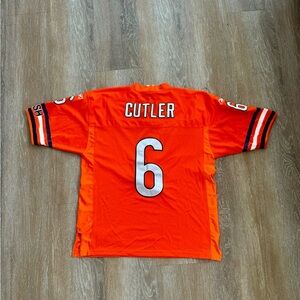 Chicago Bears Jay Cutler #6 Orange Football NFL Reebok Jersey Size 50